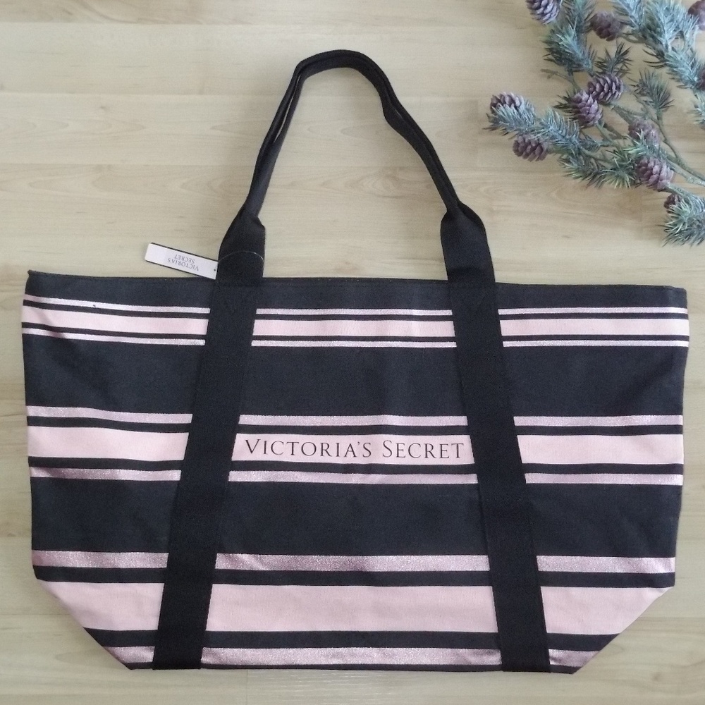 Victorias Secret Limited Edition Rose Gold Striped